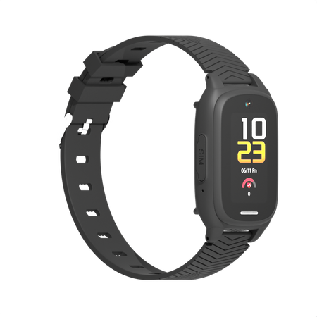 Smartwatch dla seniora Forever Siva ST-100 czarny – zegarek SOS dla babci i dziadka