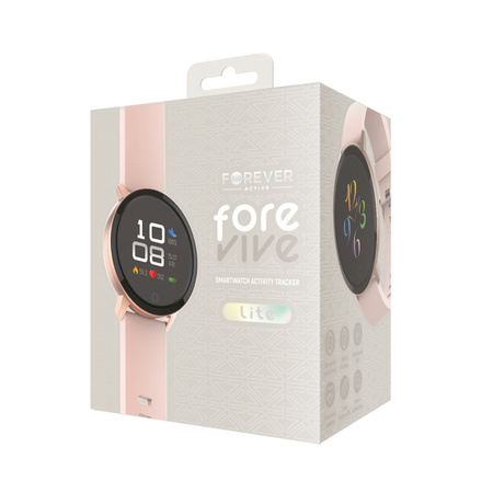 Forever Smartwatch ForeVive Lite SB-315 Różowe złoto