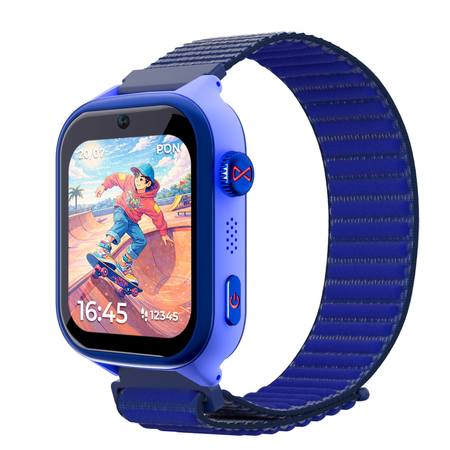 Smartwatch dziecięcy AI Forever Bro KW-540 GPS WiFi 4G IPS – Inteligentny zegarek dla dzieci z lokalizatorem, rozmowami wideo i przyciskiem SOS Niebieski