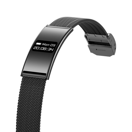 Forever Smartband SB-B8 Elegance OLED Bluetooth 5.3 IPX8 Czarny