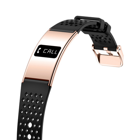 Forever Smartband SB-B8 Elegance OLED Bluetooth 5.3 IPX8 Różowe złoto