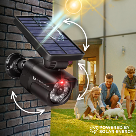 Lampa solarna LED SUNARI FLS-25 SMD PIR z atrapą kamery 4W 300lm 6000K 1500mAh Li-Ion Forever Light