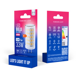 Forever Light Żarówka LED G4 3.5W 370lm 6000K 12V klasa F