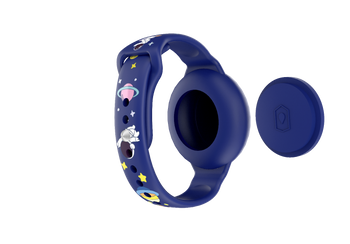 Forever lokalizator FindMy TFO TAG czarny + opaska granatowa astronauta