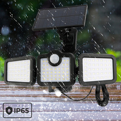 Lampa solarna LED SUNARI FLS-04 108*SMD PIR 8W 600lm 6000K 2400mAh Li-Ion Forever Light