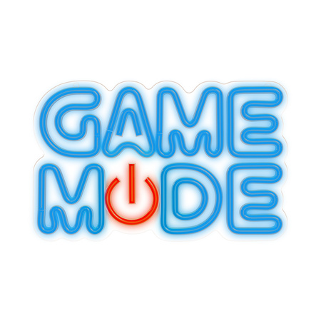 Neon PLEXI LED GAME MODE niebiesko czerwony FPNE38 Forever Light