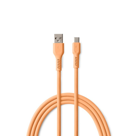 COLORUM kabel USB-A - USB-C 1,8m 3A CK60-AC-14 x Peach Fuzz