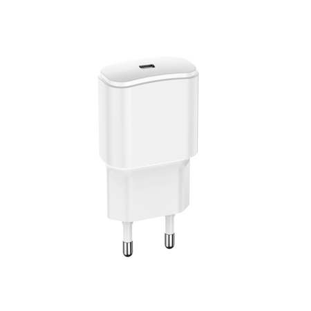 Forever ładowarka sieciowa PD QC TC-01 1x USB-C 20W biała