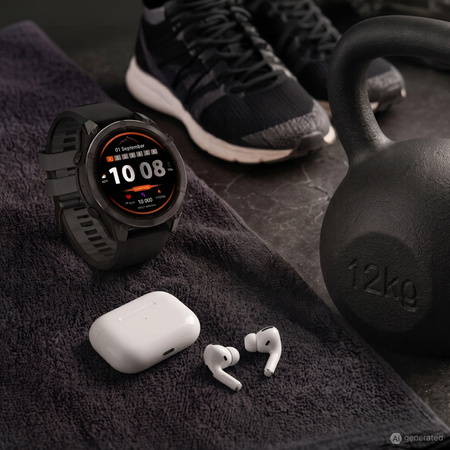 Smartwatch męski Forever SW-900 Focus GPS Bluetooth 5.4 AMOLED IP68 – Inteligentny zegarek z rozmowami Bluetooth, profilami multisportowymi i monitorowaniem zdrowia Czarny