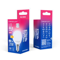 Forever Light Żarówka LED E14 G45 2.2W 270lm 6000K klasa E