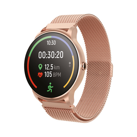 Forever Smartwatch ForeVive 2 SB-330 Różowe złoto