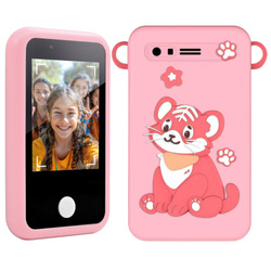 Forever edukacyjny telefon dla dzieci z dodatkowym case ETD-16 różowy