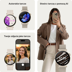 Forever Smartwatch SB-380 Bloomdust Champagne Gold