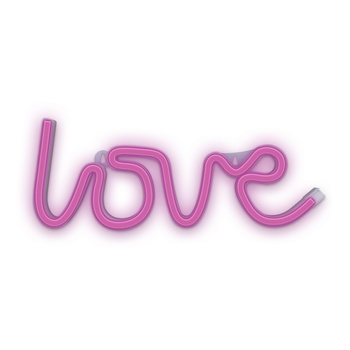 Neon LED LOVE różowy Bat + USB FLNEO5 Forever Light