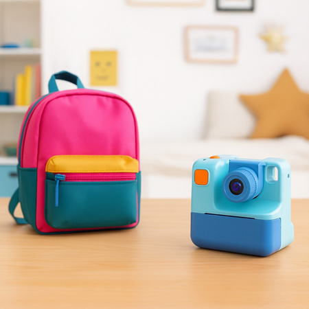 Forever Aparat natychmiastowy z modułem selfie ICS-03 niebieski