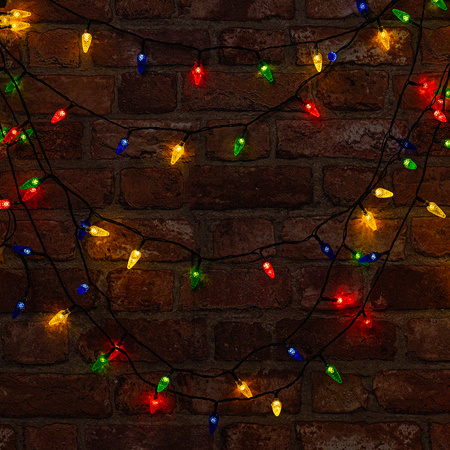 Łańcuch świetlny CLF-13 100LED 8m SZYSZKI multikolor Forever Light