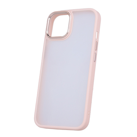 Nakładka Satin Elegant Matt do iPhone 15 Plus 6,7" różowa