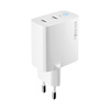 Forever ładowarka sieciowa GaN PD QC TC-06-40CC 2x USB-C 40W biała