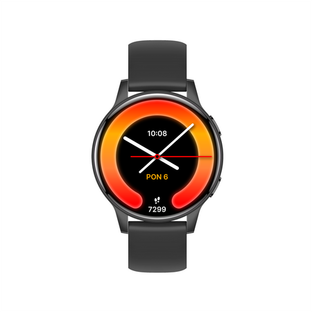 Smartwatch Forever iGO Watch 4! JW-600 Bluetooth 5.3 AMOLED IP67 – Inteligentny zegarek z rozmowami Bluetooth, monitorowaniem zdrowia i 2 paskami Czarny