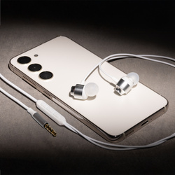 Forever słuchawki przewodowe EP-01 dokanałowe jack 3,5mm białe