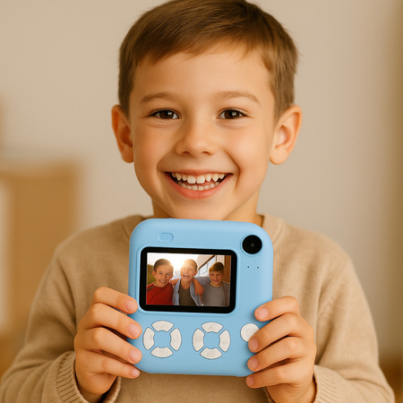 Forever Aparat natychmiastowy z flaszem ICF-03 niebieski