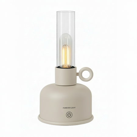 Forever Light Lampa naftowa LED Vintage FLR-05 jasny beż