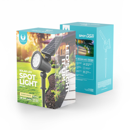 Forever Light Lampa Solarna LED SUNARI FME-185 do podświetlania 9 SMD LED