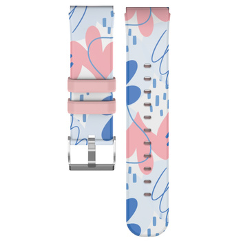 Pasek we wzory JW-200 różowy