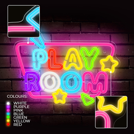Neon PLEXI LED PLAYROOM multikolor FPNE39 Forever Light
