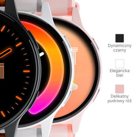 Smartwatch Forever iGO Watch 4! JW-600 Bluetooth 5.3 AMOLED IP67 – Inteligentny zegarek z rozmowami Bluetooth, monitorowaniem zdrowia i 2 paskami Czarny