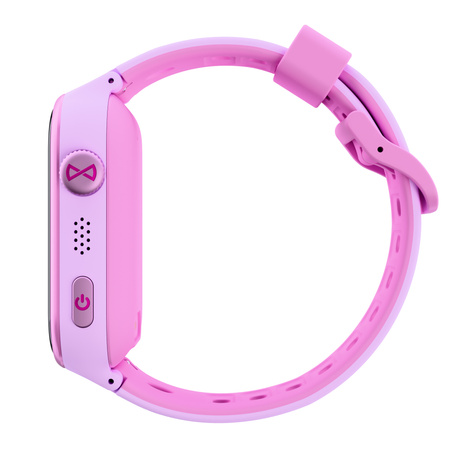 Smartwatch dziecięcy AI Forever Besti KW-540 GPS WiFi 4G IPS – Inteligentny zegarek dla dzieci z lokalizatorem, rozmowami wideo i przyciskiem SOS Różowy