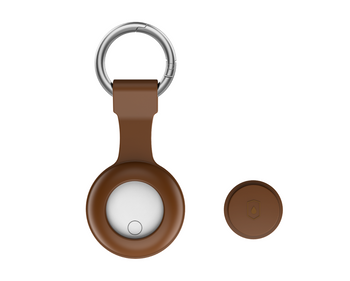 Forever lokalizator FindMy TFO TAG biały+ etui brązowa zawieszka