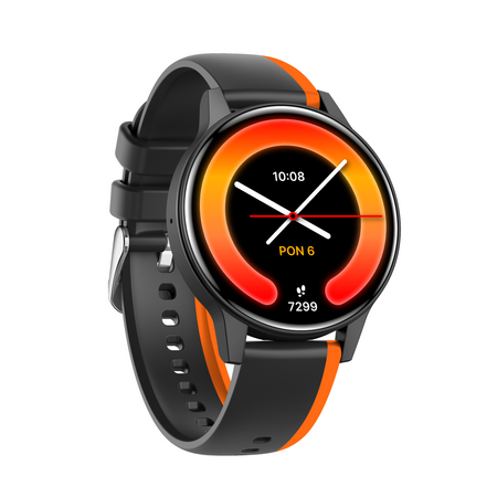 Smartwatch Forever iGO Watch 4! JW-600 Bluetooth 5.3 AMOLED IP67 – Inteligentny zegarek z rozmowami Bluetooth, monitorowaniem zdrowia i 2 paskami Czarny