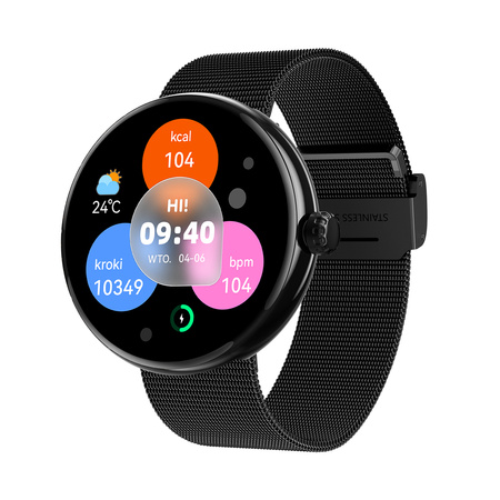 Forever Smartwatch Forevive 5 SB-365 Czarny