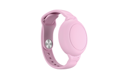 Forever lokalizator FindMy TFO TAG biały + opaska pastelowy rózowy