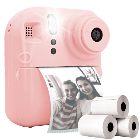 Forever Aparat natychmiastowy z flaszem ICF-16 różowy