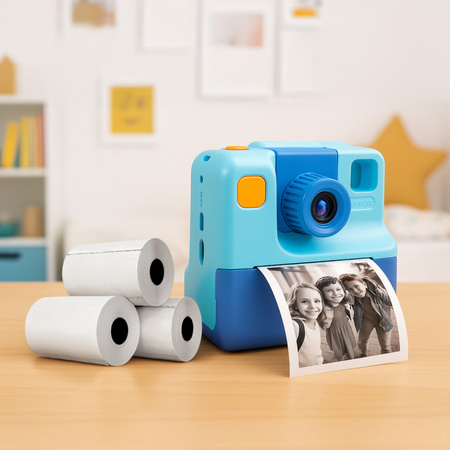 Forever Aparat natychmiastowy z modułem selfie ICS-03 niebieski