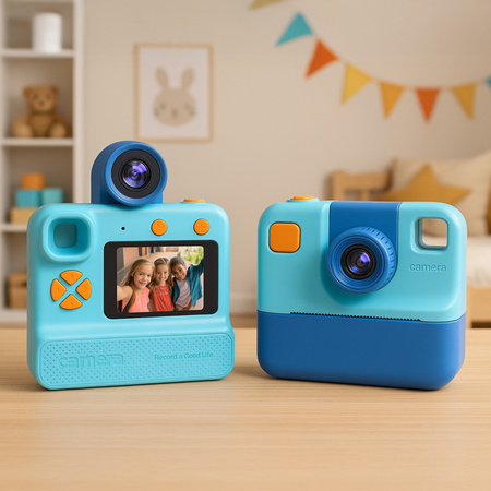 Forever Aparat natychmiastowy z modułem selfie ICS-03 niebieski