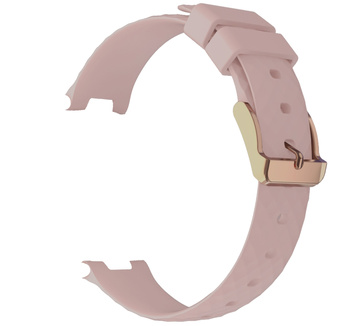 Pasek silikonowy do zegarka Forever Smartwatch ForeVive Petite SB-305 różowe złoto