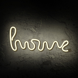 Forever Light neon LED HOME biały ciepły Bat + USB FLNE21
