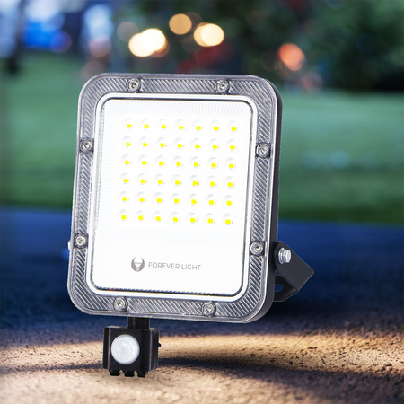 Naświetlacz LED PROXIM+ 30W 6500K 4500lm PIR 230V IP65 Forever Light 150lm/W 5 lat gwarancji