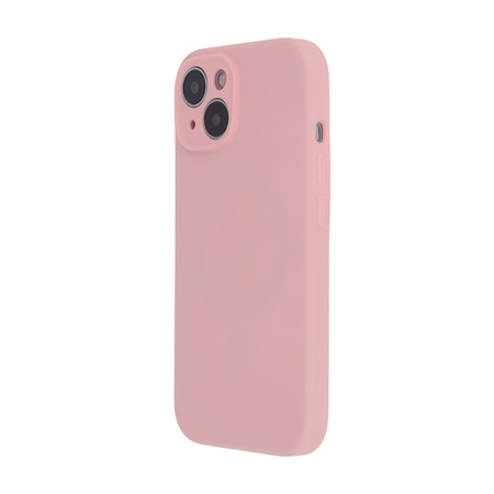 Nakładka Soft Touch Mag do iPhone 15 6,1" pastelowy różowy