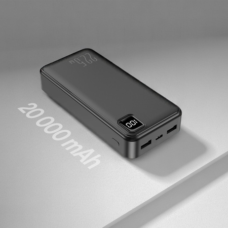 Forever power bank TB-300L PD QC 22,5W 20000 mAh czarny