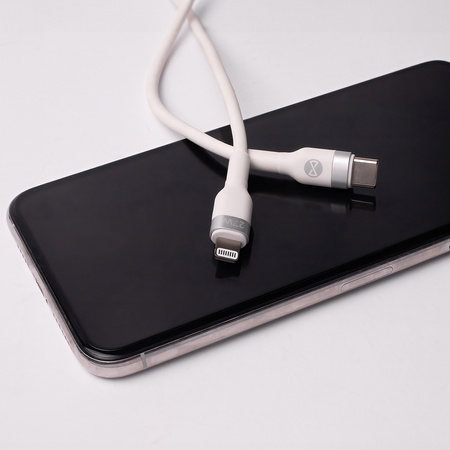 Forever kabel MFi Flexible USB-C - Lightning 1,0 m 27W biały