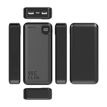 Forever power bank TB-300L PD QC 22,5W 20000 mAh czarny