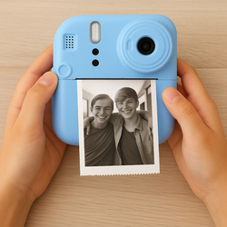 Forever Aparat natychmiastowy z flaszem ICF-03 niebieski