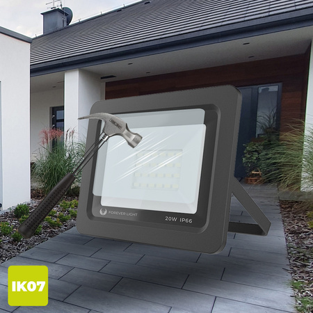 Naświetlacz LED PROXIM II 20W |6000K| IP66 Forever Light