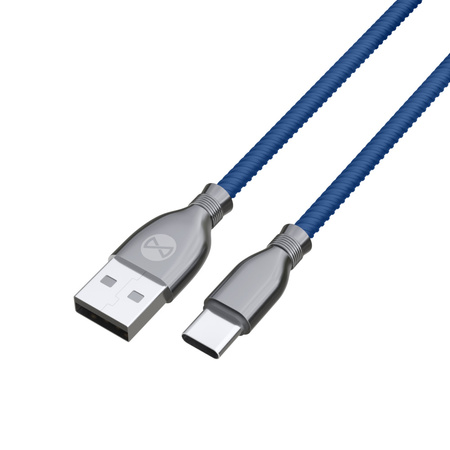 Forever kabel Tornado USB - USB-C 1,0 m 3A granatowy