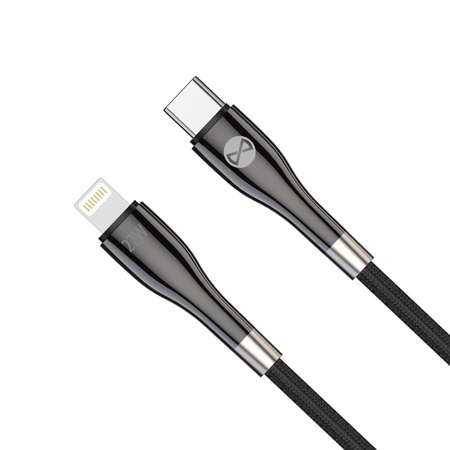 Forever kabel Sleek USB-C - Lightning 1,0 m 27W czarny