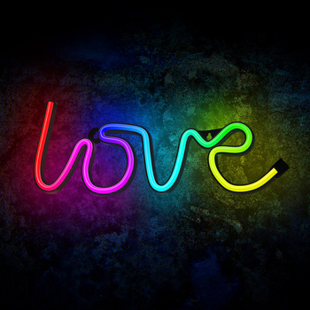 Forever Light neon LED RGB LOVE FLRN01 + pilot